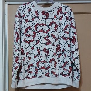 Hello Kitty White and Red Sweatshirt
